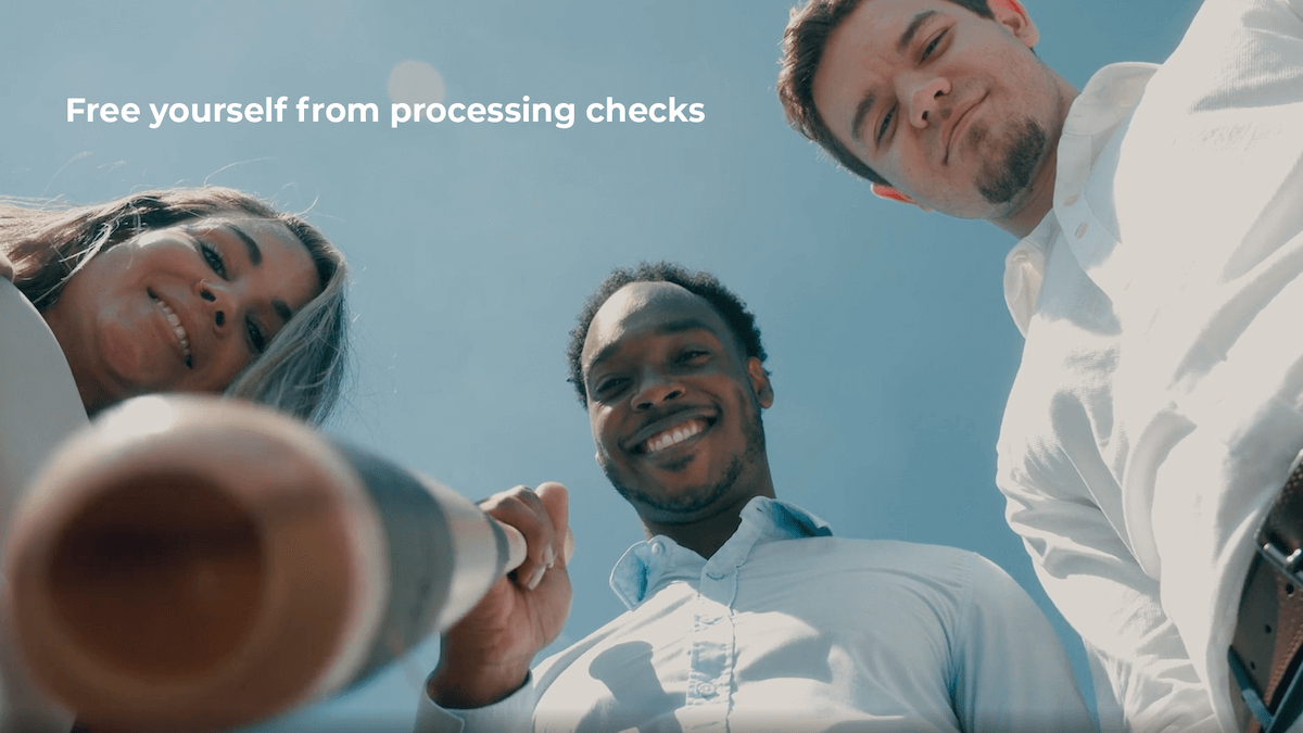 Free yourself from processing checks.